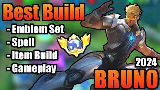 BRUNO BEST BUILD 2024 | TOP 1 GLOBAL BRUNO BUILD | BRUNO - MOBILE LEGENDS | MLBB (Part 2)