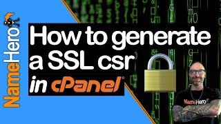 How To Generate a New Certificate Signing Request (CSR) in cPanel