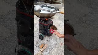 Have you ever seen such a multifunctional stove? #outdoorstove #bbq #woodstove #outdoorcooking