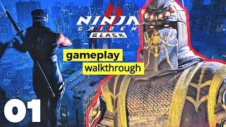 NINJA GAIDEN 2 BLACK Walkthrough Part 1 – SKY CITY TOKYO & SONIA’S RESCUE! 