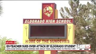 Las Vegas teacher attacked by student sues school district