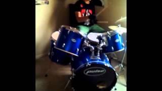 Kid Playing Drums Goes Crazy!
