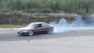 Opel omega A 2.6i drifting / casual drift clip challenge rd2