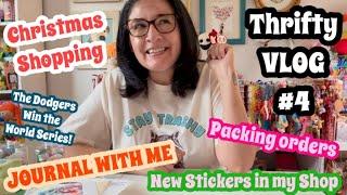 Thrifty Weekly Vlog #4 & Journal With Me / Christmas Shopping at Target 2024 / Small Business Owner