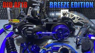 125cc engine DIO AF18 water cooling, new generation by BWSP. BREEZE EDITION.