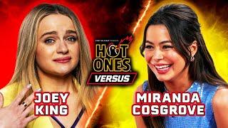 Joey King vs. Miranda Cosgrove | Hot Ones Versus