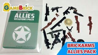 ЛЕГО ОРУЖИЕ Обзор Брикармс оружие союзников Brickarms allies weapons pack