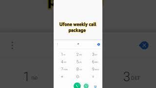 ufone weekly call packages#ufone call package#shortvideo ,