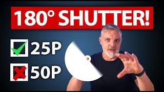 180° Shutter Angle - Why I don't use it for 50/60p