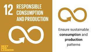 SDG 12 - Learn more about Responsible Consumption and Production with NextGenLeaders