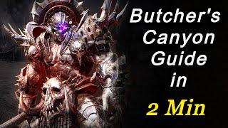 Throne and Liberty Butcher's Canyon Guide in 2 min