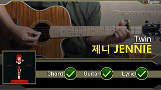 JENNIE - TWIN guitar, chord, lyrics