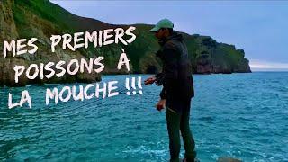 PÊCHE à la MOUCHE du BORD : Mes PREMIERS POISSONS ??