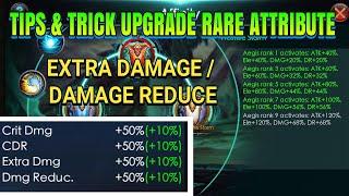 TIPS & TRICK UPGRADE RARE ATTRIBUT!! EXTRA DAMAGE/REDUCE!! LEGACY OF DISCORD