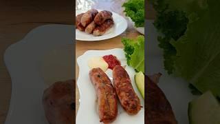 Выходной. Ужин на даче. Купаты / Day off. Dinner. Sausages #ужин #купаты  #дача #лето #простотак