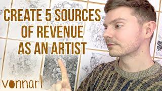 Why You Should Create 5 Sources of Revenue as an Artist!