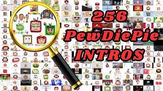 256 Best PewDiePie Intros Played At The Same Time | PART 4