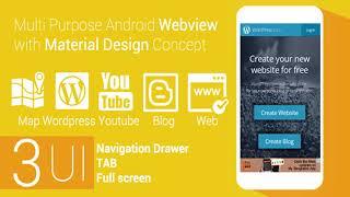 Multi Purpose Android Webview with Material Design | Codecanyon Scripts and Snippets