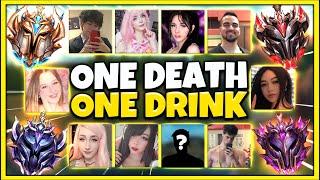 *1 DEATH = 1 DRINK* DRUNK LEAGUE E-GIRL SQUAD 5V5 CHALLENGE (ABSOLUTE INSANITY) - League of Legends