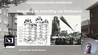 Nederland na 1945 - De Verzuiling en Ontzuiling van Nederland (1950 - 2020)