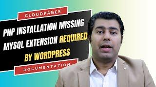 PHP Installation Missing MySQL Extension Required By WordPress