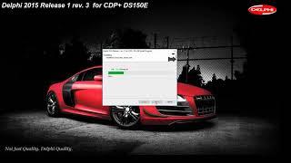 Установка Delphi 2015 Release 1 rev. 3  для CDP+  DS150E