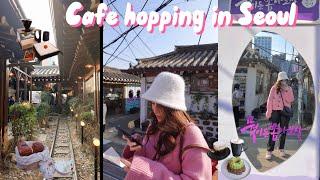 cafe hopping in seoul  ikseondong, train station cafe, pond cafe, steam bread , bp tickets