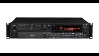 TASCAM Announces the CD-RW900SX CD Recorder/Player