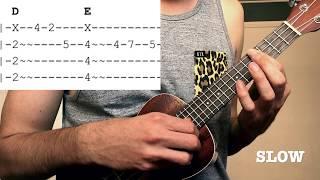 Coffin Dance - Ukulele Cover with tabs - Chords & Melody - Tony Igy's Astronomia