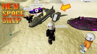 NEW SPACESHIP revealed will be ON NEXT UPDATES in SPACE SIMULATOR on Roblox