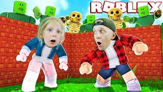 Строй СТЕНУ ЧТОБЫ ВЫЖИТЬ! Выживание на Острове с Зомби в ROBLOX от FFGTV