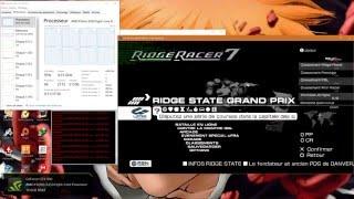 Rpcs3 WIP DX12 - Ridge Racer 7 - Menu 30 fps & Ingame 8 fps Buggy 3D