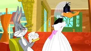 Cross-dressed Daffy Farting In Front Of Bugs