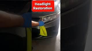 Headlight Restoration #tratohechomotor