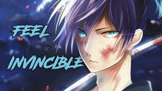 Nightcore - Skillet - Feel Invincible (Collab with Joseph Cooper Nightcore ) (Lyrics)