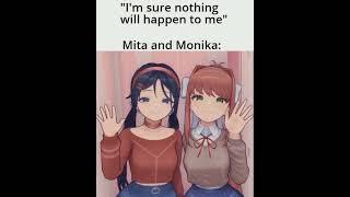 Mita  and Monika edit  ️#shorts #edit #miside #ddlc #mita
