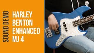 Harley Benton Enhanced MJ 4 Bass - Sound Demo (no talking)