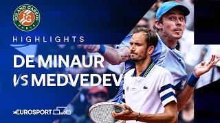 Alex De Minaur vs Daniil Medvedev | Round 4 | French Open 2024 Extended Highlights 