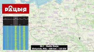 [Tropo] 98.1 - Radio Racja - Białystok, POL - 498 km | 27.09.2023