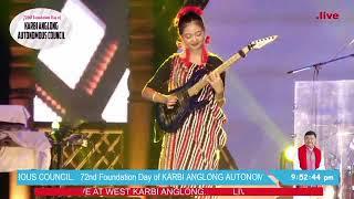 Imnainla Jamir live performance at Dongkamukam West Karbi Anglong, Assam