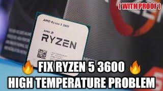 FIX RYZEN 5 3600 HIGH TEMPERATURE PROBLEM (WITH PROOF)  | HINDI