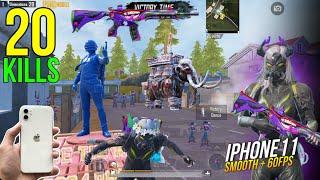 IPHONE 11 PUBG MOBILE LIVIK GAMEPLAY 2024 | IPHONE 11 PUBG FPS TEST | IPHONE 11 BGMI TEST IN 2025