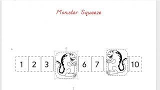 Math games - Monster Squeeze and Top It