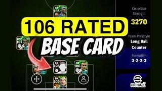 106 Rated Base Card? Simone Inzaghi Review Player Strength Increased  eFootball 25 Mobile