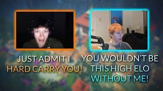 SINATRAA AND PROD ARGUE ABOUT IF PROD IS HARD CARRIED OR NOT