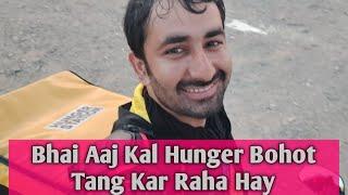 Hungerstation Bohot Bhaga Raha Hay Aaj Kal|| Food Delivery on bike in Saudi Arabia vlog