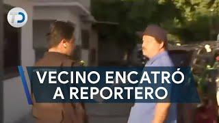 "¿Cuál pinch... amigo?", vecino estalló contra reportero; lo intentó correr