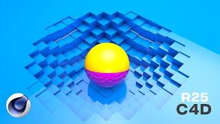 C4D R25 Beginners - MoGraph Animation Tutorial Cinema 4D