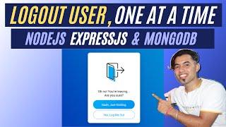 How to Logout User & Delete Cookie (JWT Token) in Nodejs & MongoDB App in Hindi in 2020