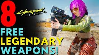 Cyberpunk 2077 - FREE LEGENDARY / TIER 5 WEAPONS! | Update 2.02 (Locations & Guide)